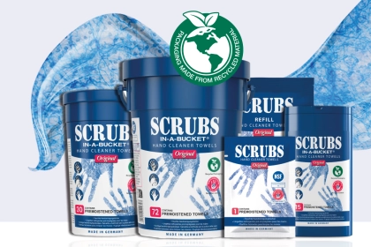 Sustainable packaging upgrade for popular industrial wipes brand