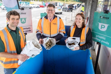 UK coffee pod recycling service reaches major milestone