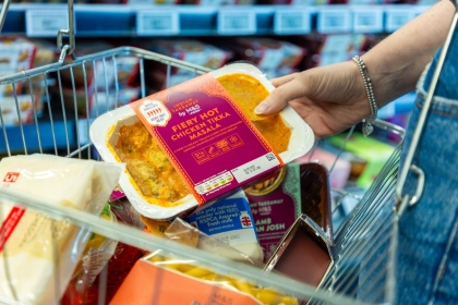 M&S Food trials recyclable paper fibre trays for ready meals