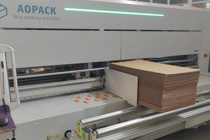 Aopack BM3000-HD box maker machine elevates production efficiency for packaging factory in Ningbo