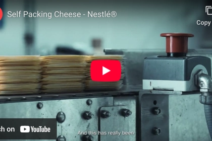Nestlé introduces 'Self-Packing Cheese' with biodegradable whey-based packaging