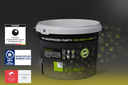 SAIER Group: S-LINER PEEL – the environmentally friendly and clean bucket solution
