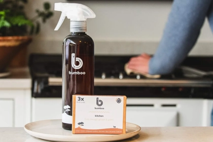 Spectra helps Bumboo clean up sustainably with 100% POP PCR bottles