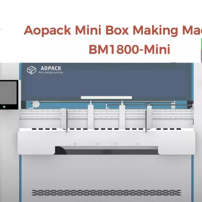 Aopack Mini Box Making Machine BM1800-Mini | Compact design, save more space