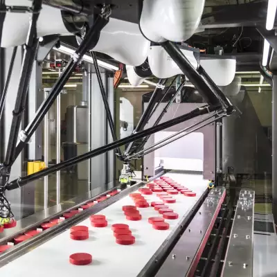 Vision Guided Robot (VGR) Loading the Infeed of a Flow Wrapper
