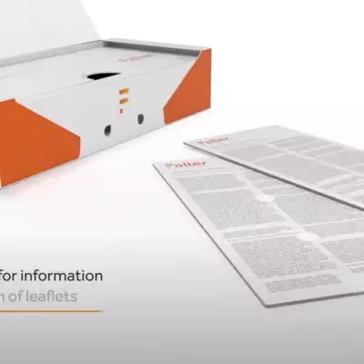 Faller Packaging: Folding box with inner compartment – Customised solutions for greater efficiency