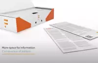 Faller Packaging: Folding box with inner compartment – Customised solutions for greater efficiency