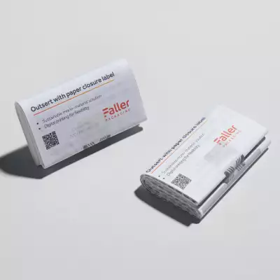 Faller Packaging outsert