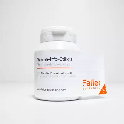 Faller Packaging pharma info label