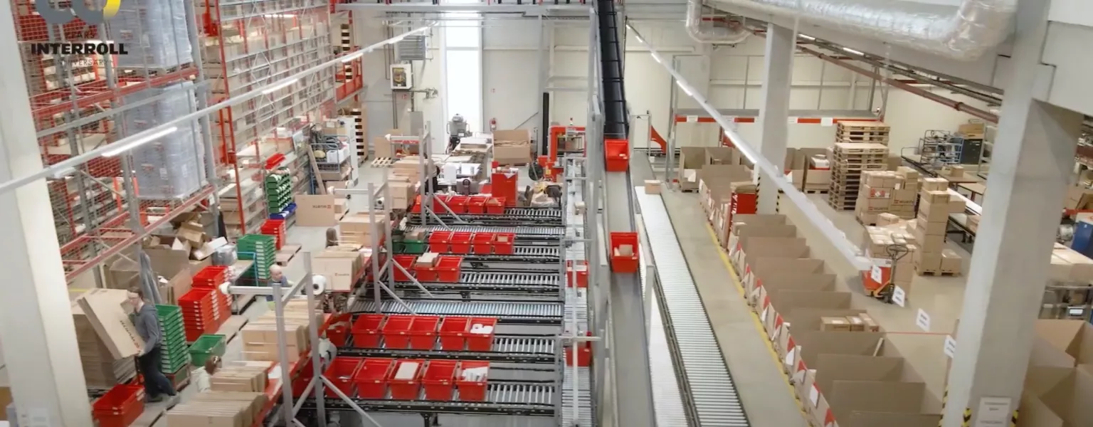 Interroll: Fastening success in an automated warehouse, Würth (CZ)