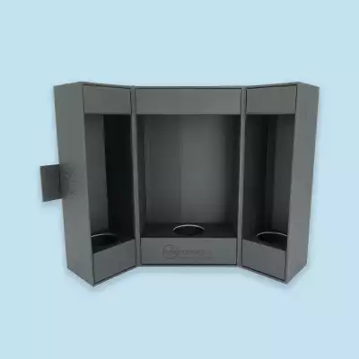 Lyte Packaging black double door cube