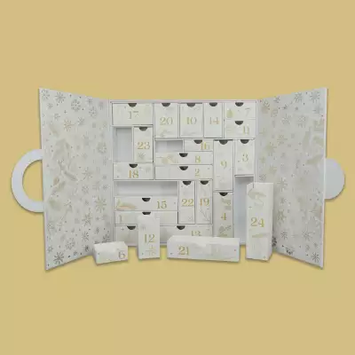 Lyte Packaging white/gold advent calendar
