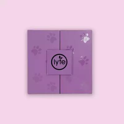 Light Packaging purple double opening cube