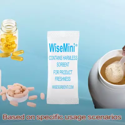 WiseSorbent WiseMini-White Silica Gel Desiccant Sachet